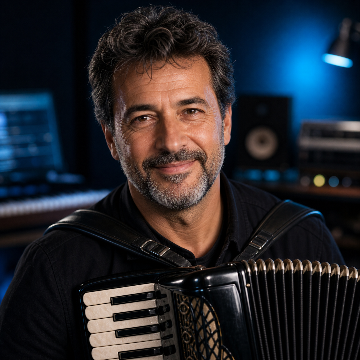 Accordion musician